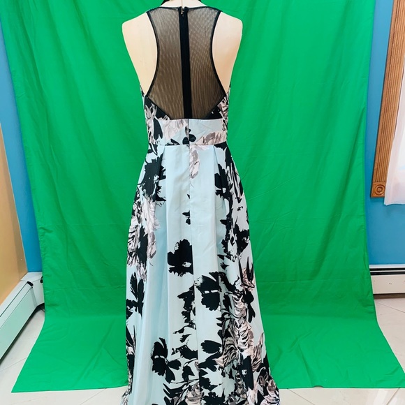 Bold Flower Hi Low Party Dress - Picture 5 of 8